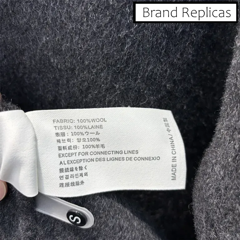 Miumiu grey wool coat